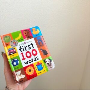 4/$20 First 100 Words Colorful Kids Book
